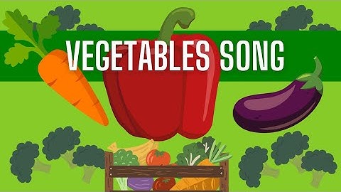 Vegetable Song | Songs for kids | The Singing Walrus