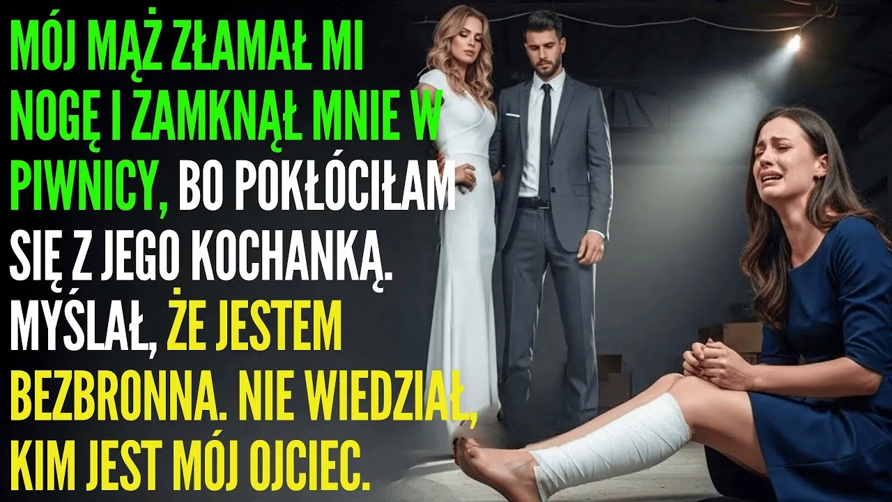 Zamknął mnie w ciemnej piwnicy bez jedzenia na dwadzieścia cztery godziny, a ja miałam tylko jedną szansę. „Tato, potrzebuję cię” – wyszeptałam do słuchawki, zanim Aleksander wyrwał mi telefon z...