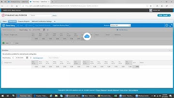 Sales force/timecard