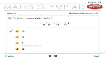 Maths Olympiad Class 7th | Integers | Practice & Test | Part-2 | Olympiad Exam Preparation