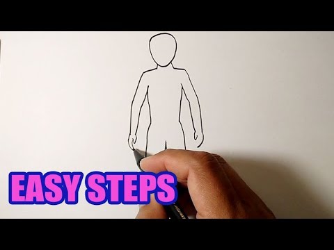 How to draw a person | EASY TO FOLLOW