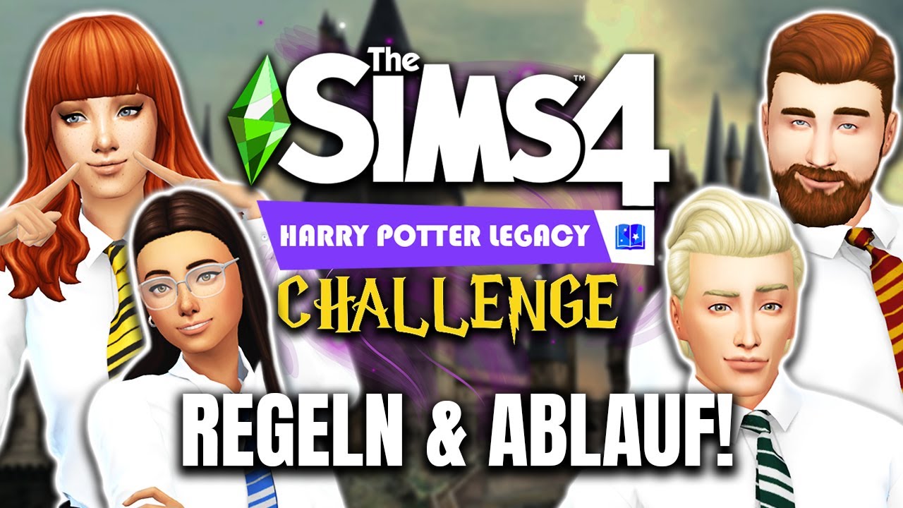 The Sims 4 Harry Potter Challenge 🔮 So *funktioniert* die HARRY POTTER LEGACY CHALLENGE bei Die Sims 4
