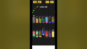 Soda Sort Water Color Puzzle Level 139 Solution Gameplay