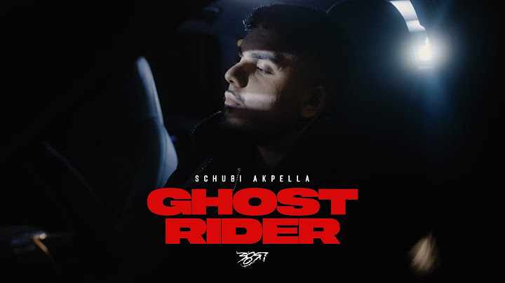 Schubi AKpella - GHOSTRIDER (prod. von Ersonic) [Official Video]