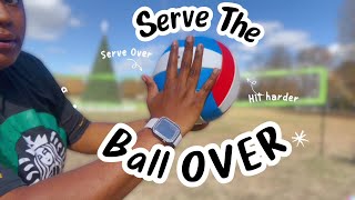 If You Can't Serve The VOLLEYBALL Over The Net, Watch This!