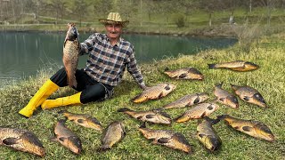 : Caught And Cooked Carp In A Mountain Village! Grandma's Favorite Recipes