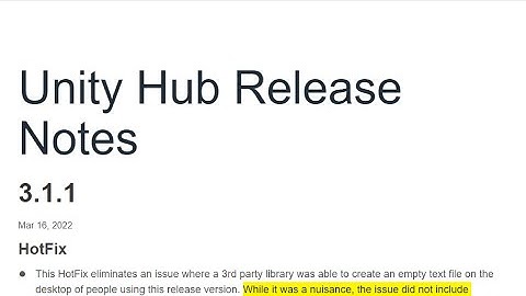 Unity Hub 3.1.0 Malware Incident (My Post Got Deleted!)