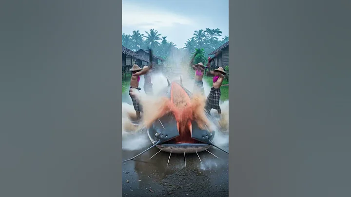 What could be lurking inside the catfish’s secret caves #catfish #wildlife #nature