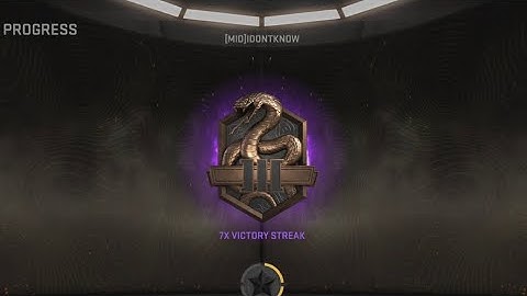 7 win streak in ranked Play (call of duty mw2)