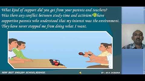 STD 10 ENGLISH UNIT 3 AN INTERVIEW WITH ARUN KRISHNAMURTHY PART 1