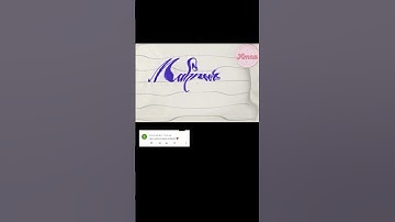 "Mahnoor" Name in Cursive Handwriting/Calligraphy style in English #viral #shortsfeed #english