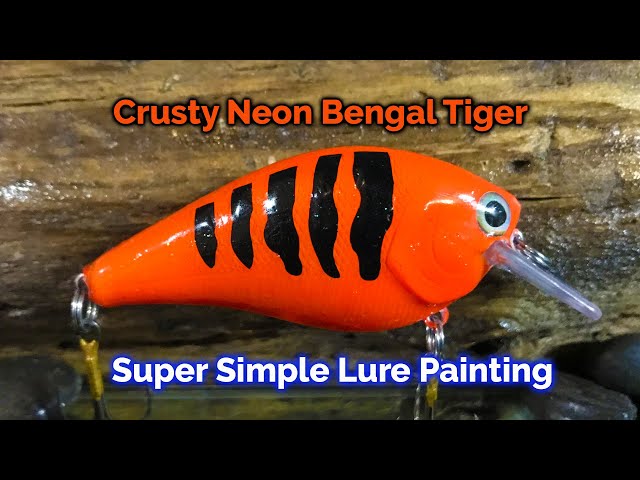 Crusty Neon Bengal Tiger - Lure Painting for Beginners