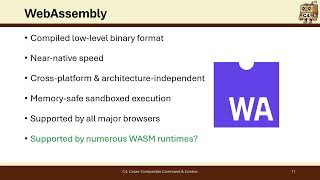 DEF CON 33 - Planting C4: Cross Compatible External C2 for Your Implants - Scott Taylor