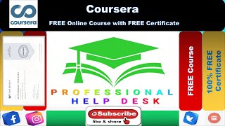 HOW TO GET FREE ONLINE COURSE CERTIFICATE FROM COURSERA ? || Complete Details|| ProfessionalHelpDesk