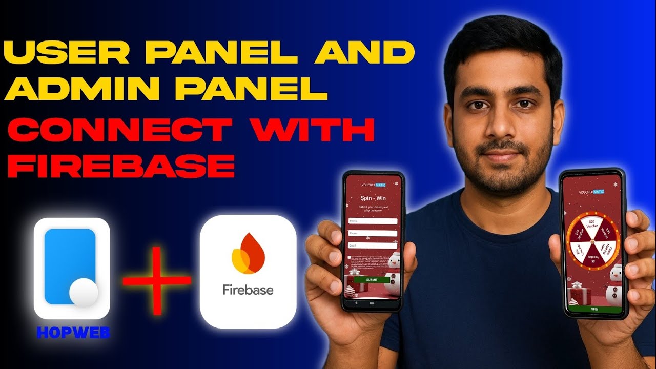 User Panel And Admin Panel Connect With Firebase Full Tutorial Step by ...