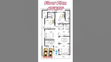 40 X 70 HOUSE PLAN,40 BY 70 HOME PLAN #shorts #homedesign #gharkanaksha #trendingshorts #housedesign