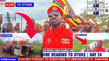 🚨 Breaking: Bobi Wine Stuck on the Way to Otuke! Convoy Hits a Dead End — Speaks on the Roadside!