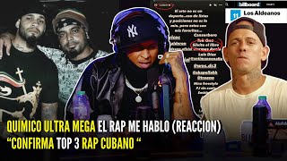 QUÍMICO ULTRAMEGA -EL RAP ME HABLÓ (REACCIÓN)