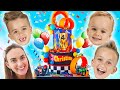 ¡Feliz cuarto cumpleaños Cris! Fiesta de cumpleaños infantil con amigos