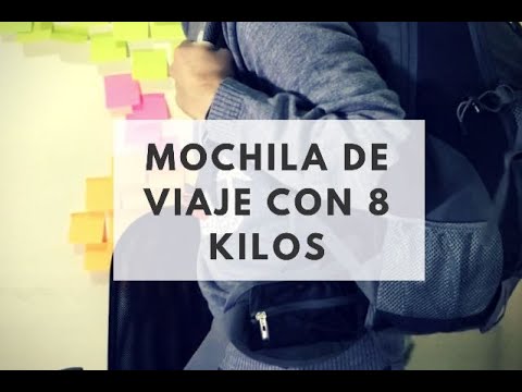 Equipaje mochila de viaje con 8 kilos en zonas tropicales y aerolíneas low cost con Vas o No - YouTube