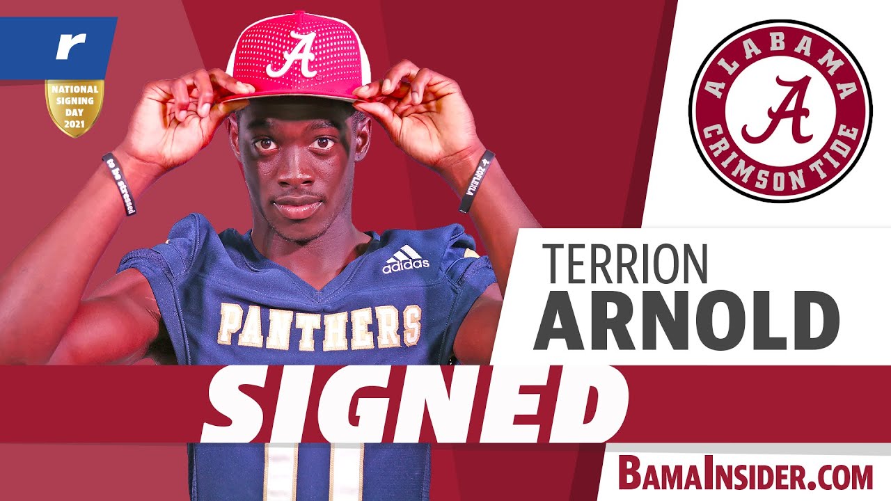 Terrion Arnold picks Alabama Crimson Tide on National Signing Day YouTube