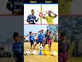 Team a vs team b fans challenge  who is best   shorts viral football fans