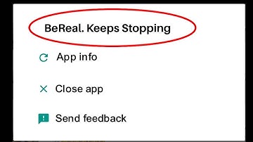 How To Fix BeReal Keeps Stopping Error Problem Solved on Android