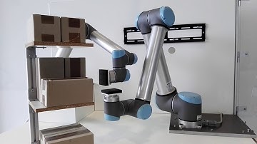 Dual Arm Robot force-controlled object manipulation