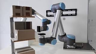 Dual Arm Robot force-controlled object manipulation