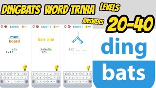 Dingbats Word Trivia Game All Levels 20-40 Complete Answers Gameplay Walkthrough (iOS-Android) screenshot 4