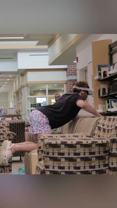 Naughty VR in Library Prank!