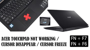 How to fix Acer touchpad not working