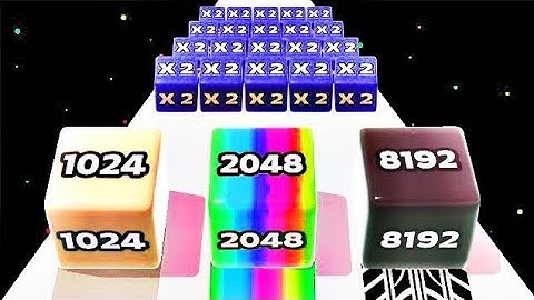 Canvas Run,AZ Run,Ball Run 2048 - All Levels Gameplay Android, iOS Relaxing Max Update Video NQLC38