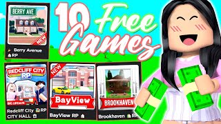 10 Games Like Bloxburg BUT FREE That You NEED To TRY!