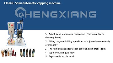 Semi-automatic capping machine/chubby gorilla capping machine