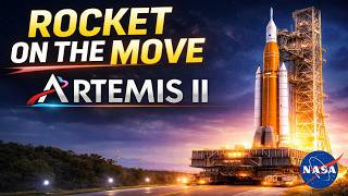 Artemis II Rollout Timelapse 🚀 SLS Rocket Begins Journey to Launch Pad | NASA 4K