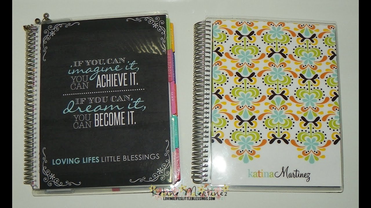 Erin Condren Life Planner Review 2015 - YouTube