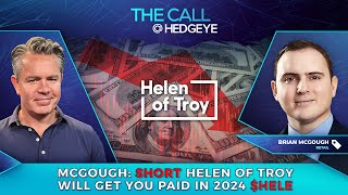 McGough: Short Helen of Troy Will Get You Paid in 2024 $HELE