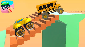 Wheel Scale! Gameplay Walkthrough All Levels Stage Winning Race 1 to Race 5 (Android-iOS)