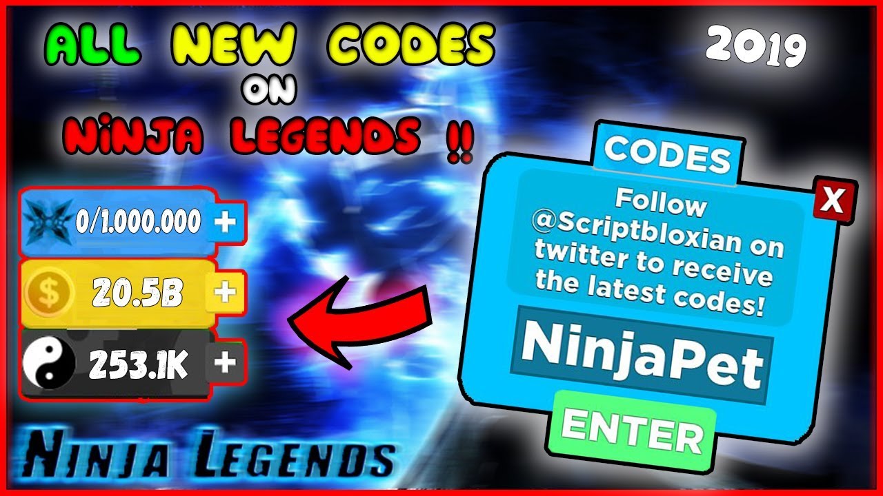 Roblox Codes For Ninja Legends Pets