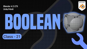 Boolean Modifier & Manual Mesh Hole Creation - Class 21 | Blender 4.2 Tutorial Urdu/Hindi