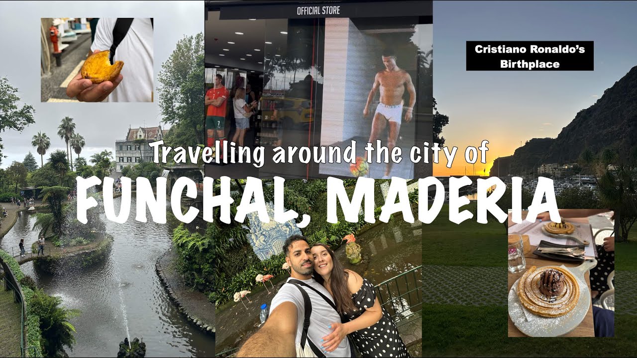 Exploring Funchal, Monte Palace Gardens & Cristiano Ronaldo's Birthplace 🇵🇹 | Madeira Travel Vlog