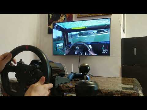 руль ARDOR + коробка передач+Forza Horizon 4 в режиме "безумец"
