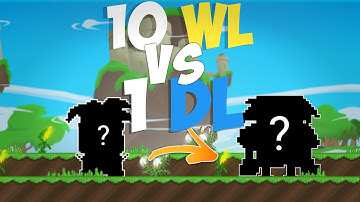 10WL VS 1DL SET CHALLENGE [EFSANE SETLER!] - Growtopia Türkçe