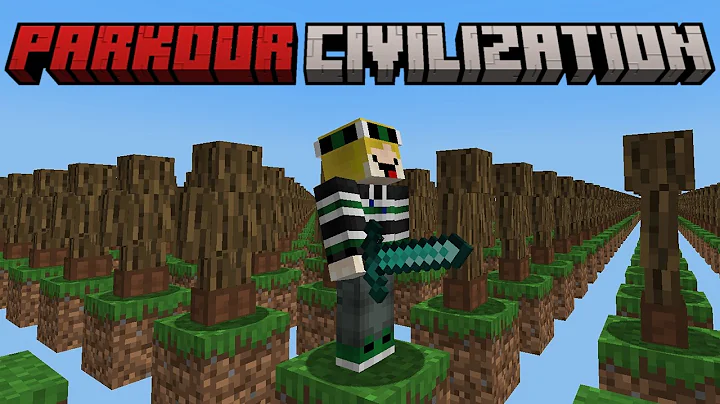 Minecraft but I PVP in PARKOUR CIVILIZATION
