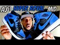 AIR JORDAN 1 MID ''Hyper Royal'' 4K Review + On Foot