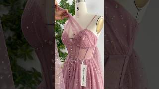 Infinity corset dusty rose midi dress #dress #fashion #creative #gown #promdress