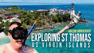 St Thomas! SECRET Beach Location US Virgin Islands Royal Caribbean Cruise  Wonder of the seas