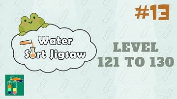 Water Sort Jigsaw Level 121 to 130 | Samtab Gamer | Walkthrough Solution | Answers