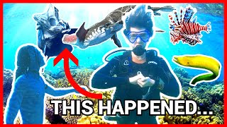 Avatar Fan Goes Scuba Diving (UNEXPECTED)